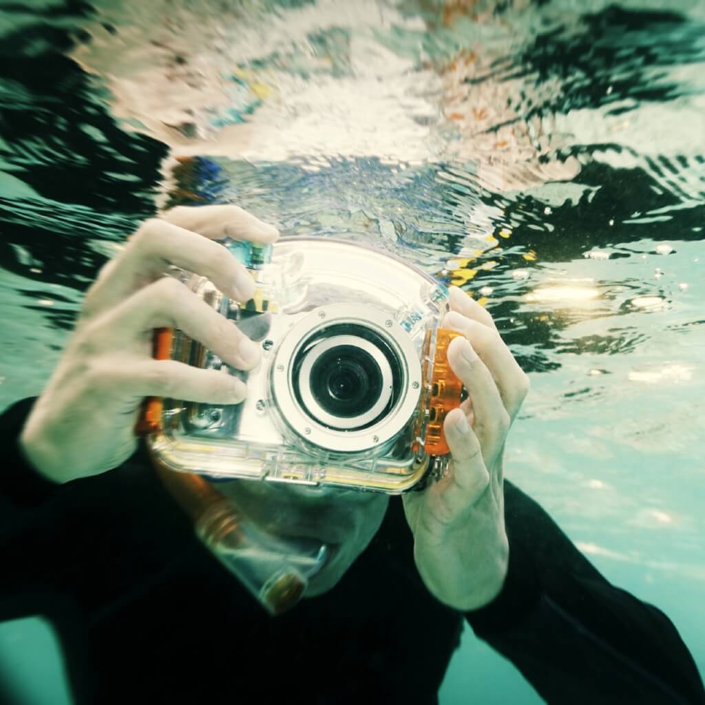 Underwater Camera Scratch resistant coating
